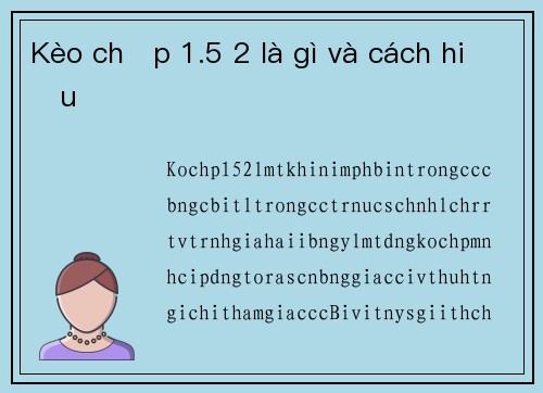 Kèo chấp 1.5 2 là gì và cách hiểu