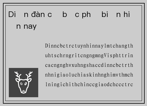 Diễn đàn cờ bạc phổ biến hiện nay