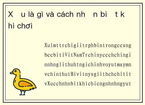 Xỉu là gì và cách nhận biết khi chơi