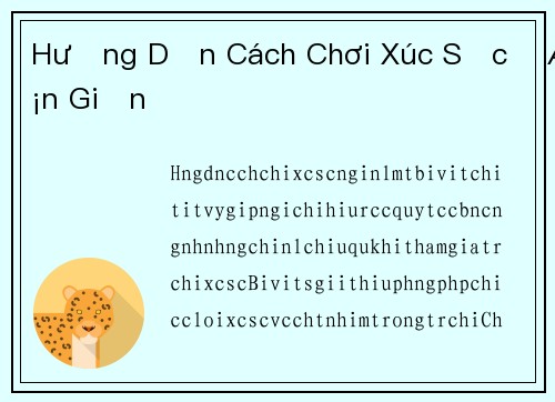 Hướng Dẫn Cách Chơi Xúc Sắc Đơn Giản
